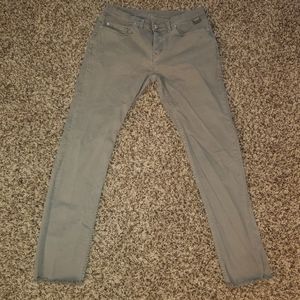 Zadig & Voltaire Grey Frayed Jeans